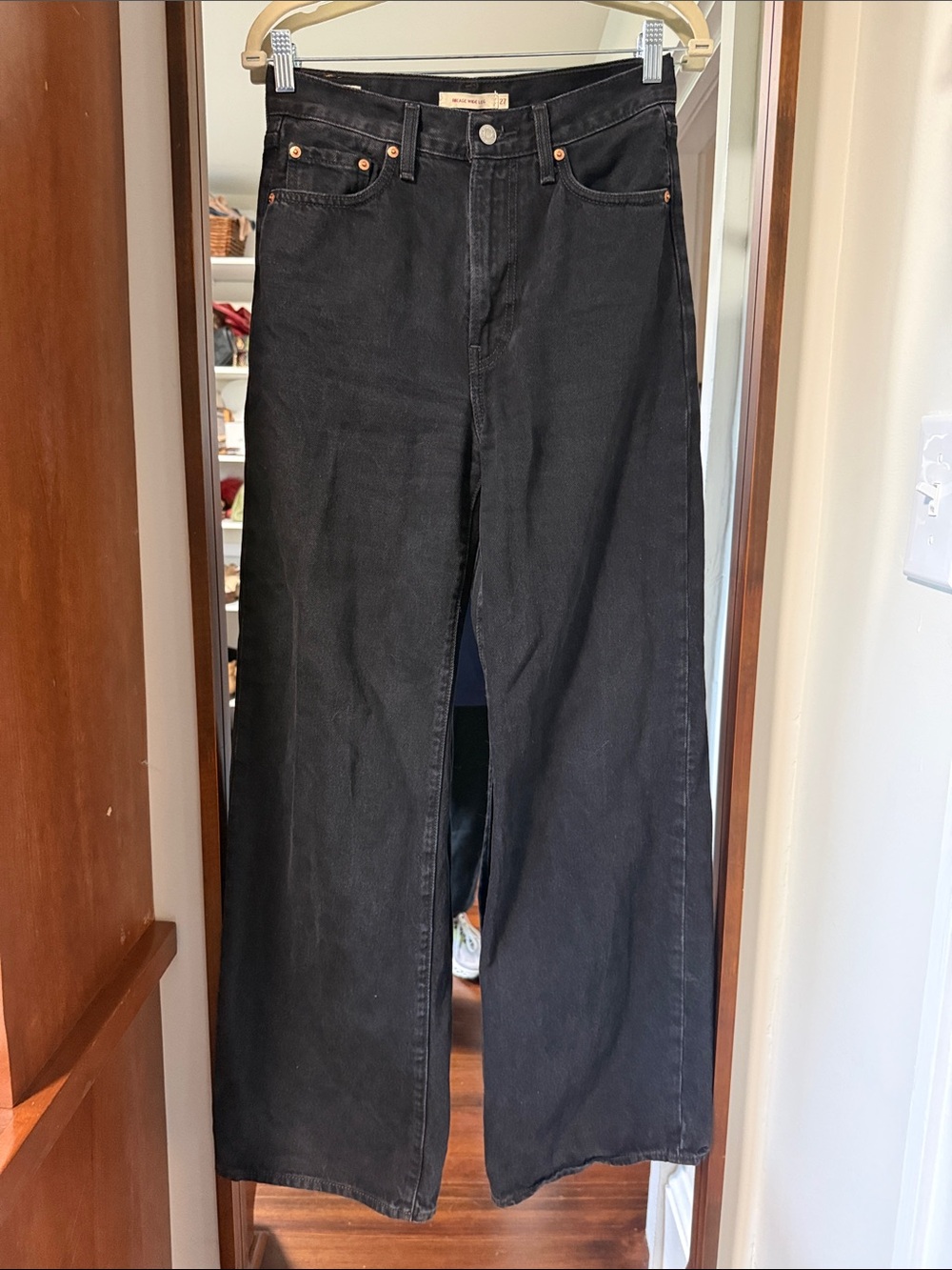 Levi's Black Wide-Leg Women's Jeans